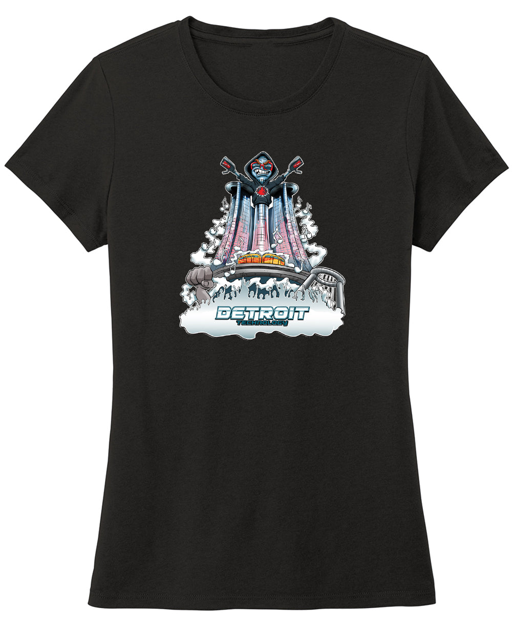 Ladies DJ Ren Cen Shirt