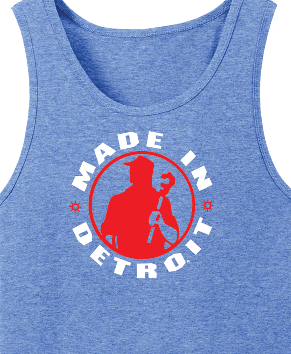 MID Heather Royal Tank - LARGE