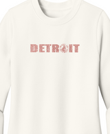 Ladies Rose Gold Detroit Crewneck