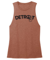 Ladies Detroit Peace Muscle Tank