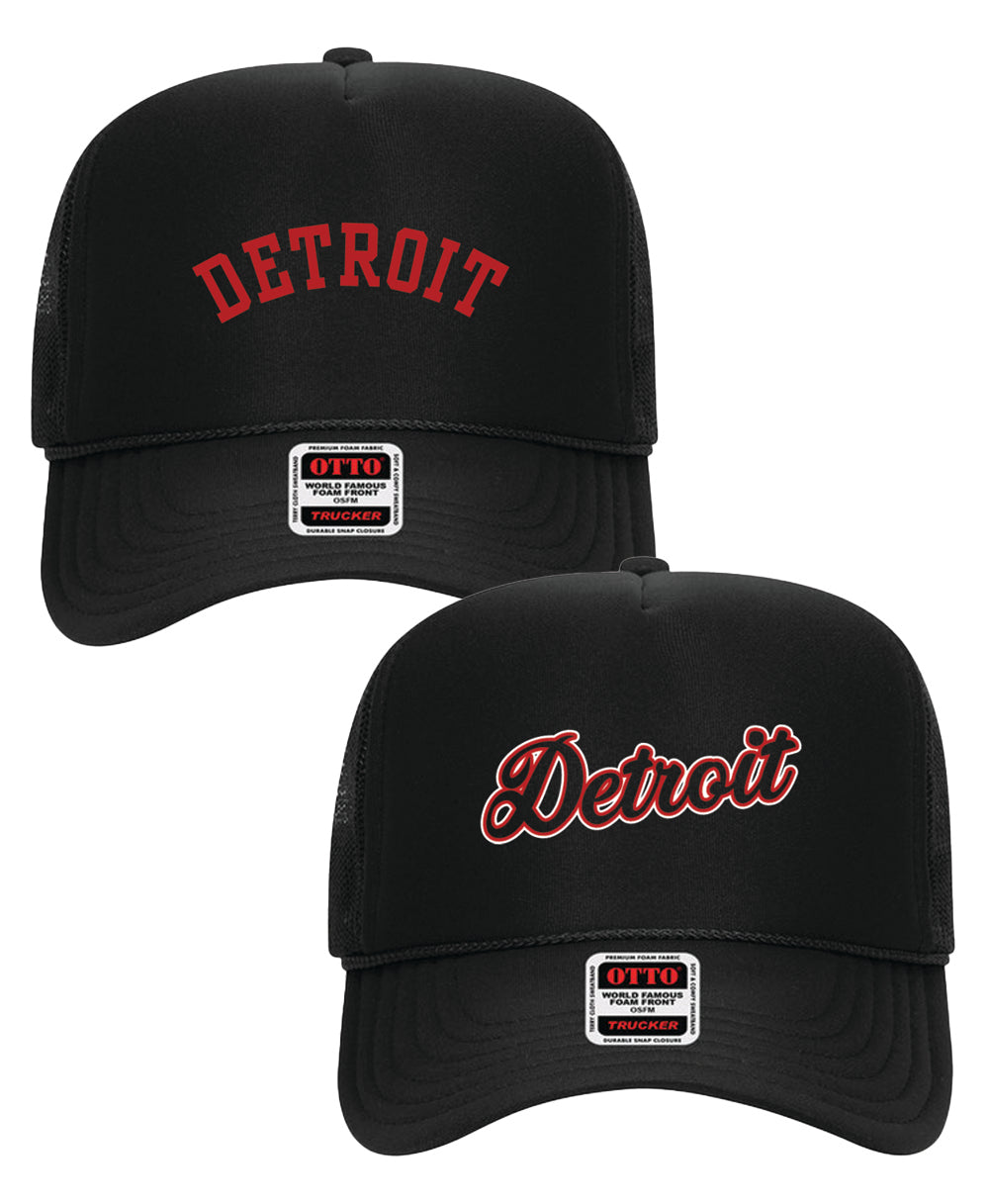 Detroit Foam Trucker w/ Red Print
