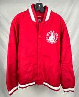 (1 of 1) MID Red Insulated Varsity Jacket - LARGE