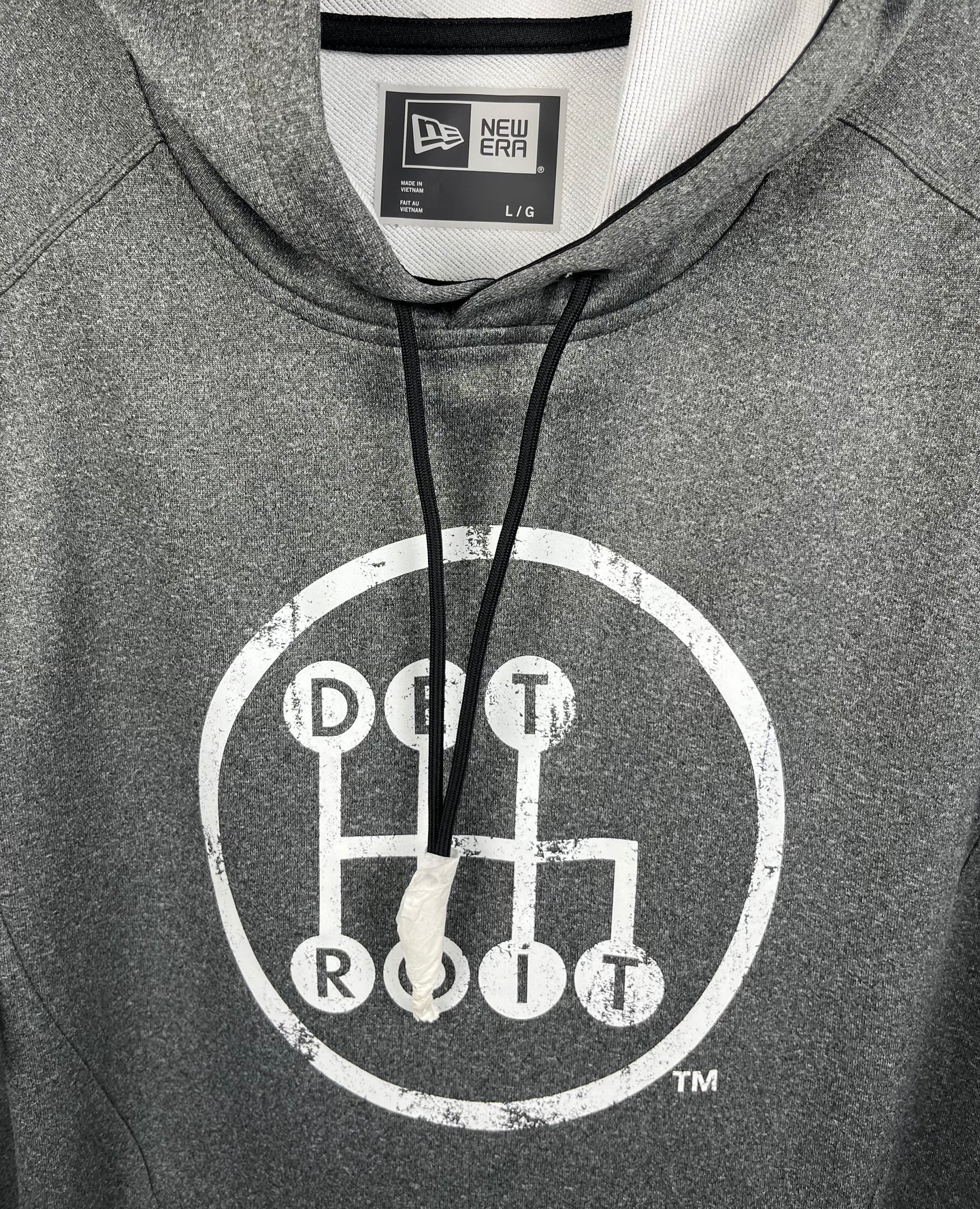 (1 of 1) New Era Shifter Grey Short Sleeve Hoodie - LARGE