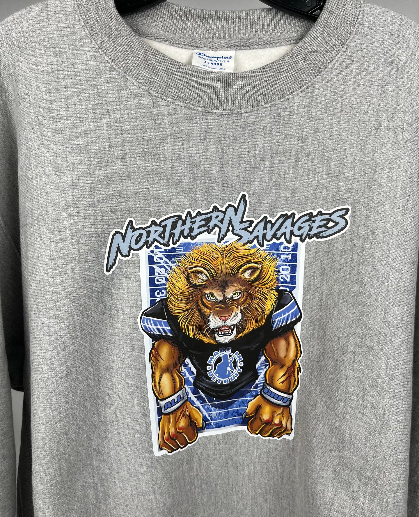 (1 of 1) Northern Savages Grey Crewneck - XL