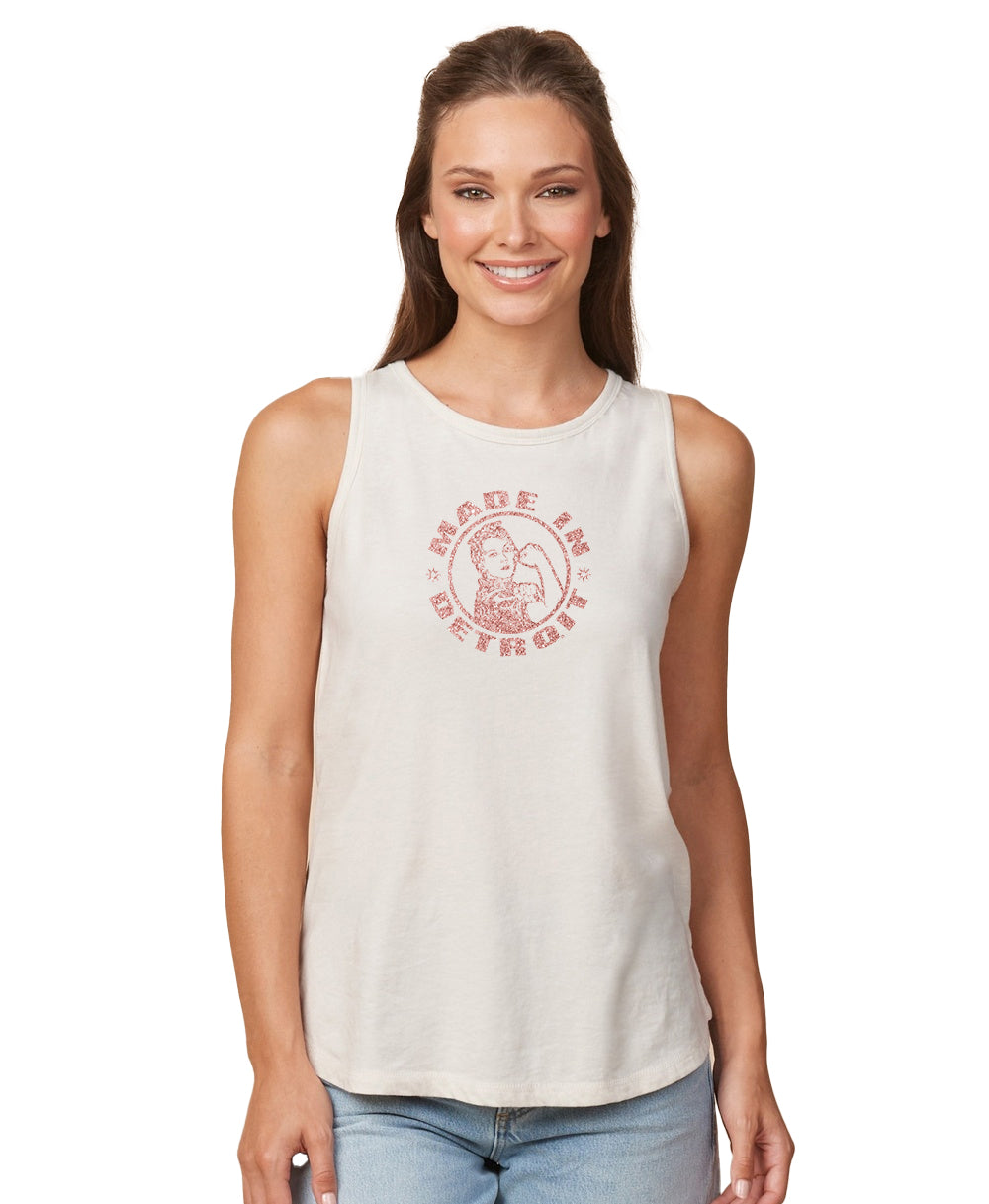 Ladies Oyster Shell Relaxed Tank