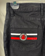 (1 of 1) Vintage MID Black Jean Skirt - MEDIUM