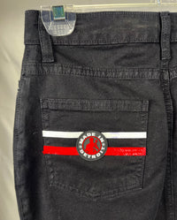 (1 of 1) Vintage MID Black Jean Skirt - MEDIUM