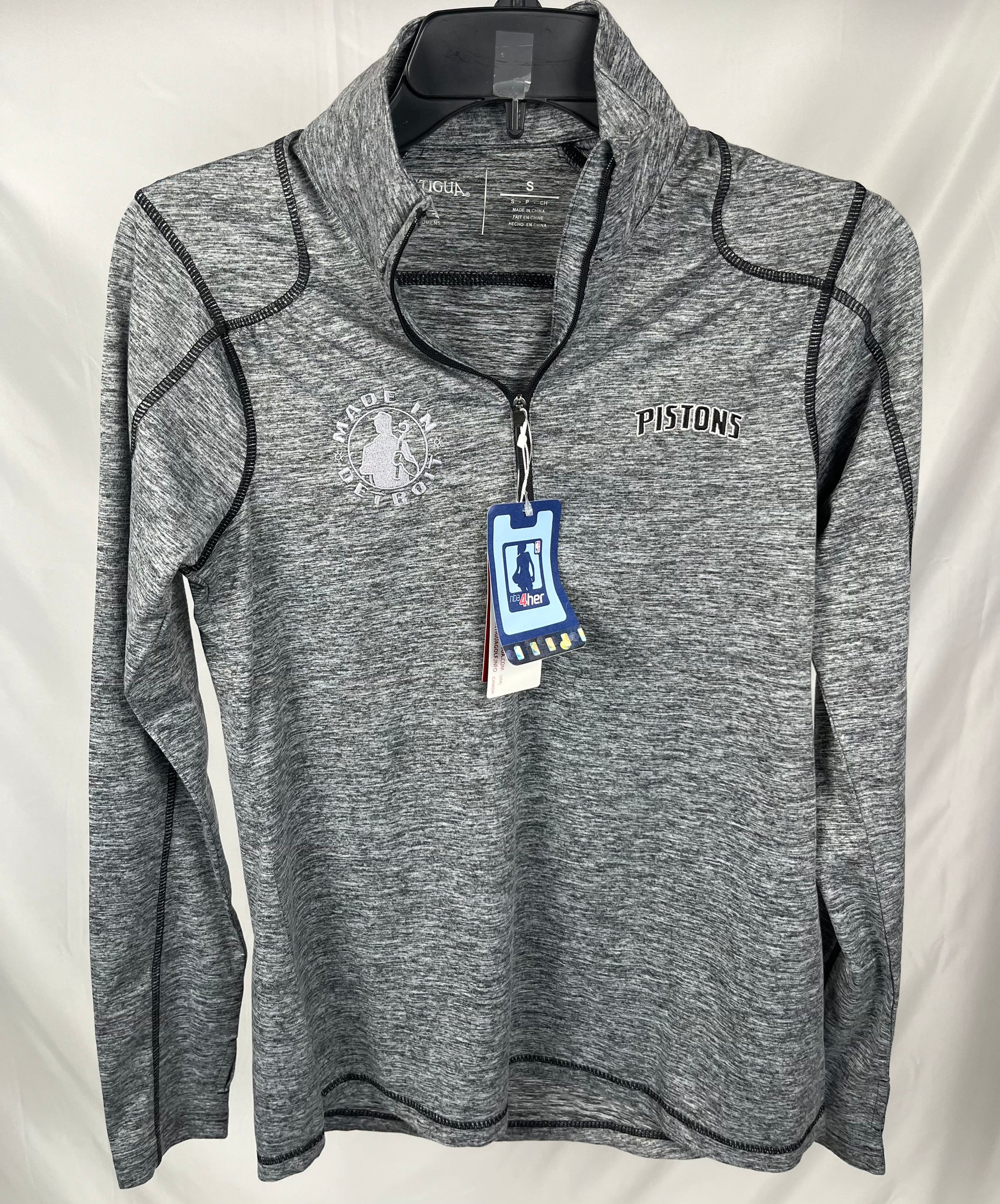 NEW (1 of 1) Ladies Silver MID Grey 1/4 Zip - SMALL