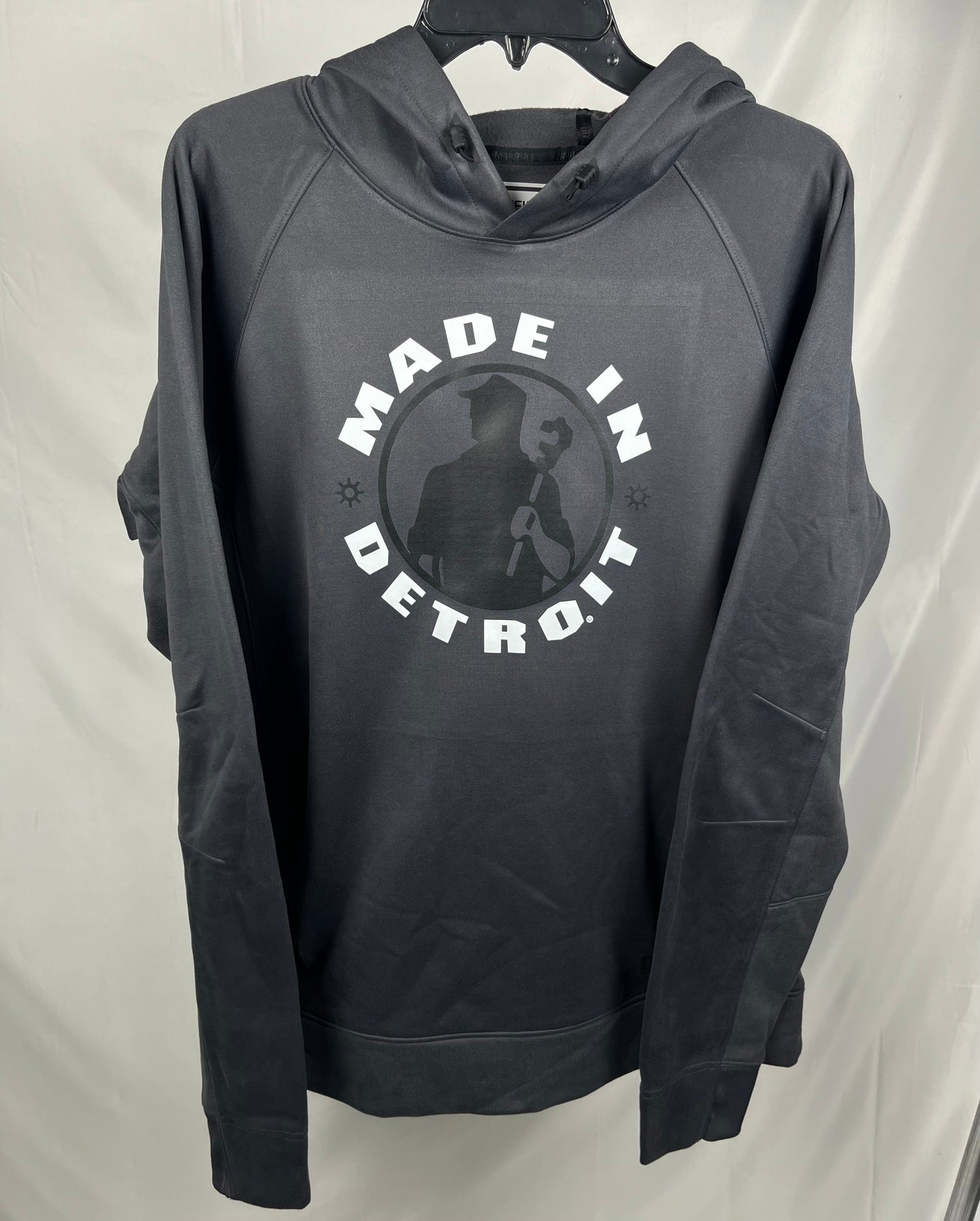 (1 of 1) New Era MID Grey Hoodie - LARGE