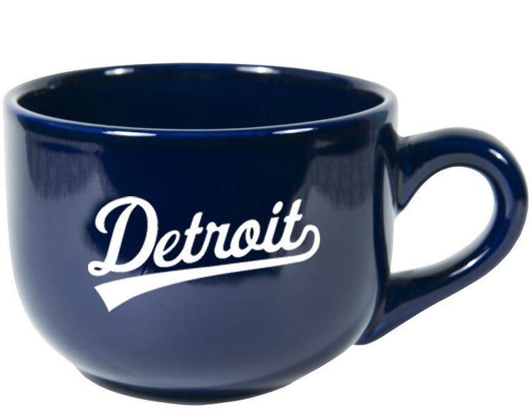 Detroit Tail Script 14oz Latte Mug
