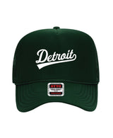 Detroit Script Foam Trucker