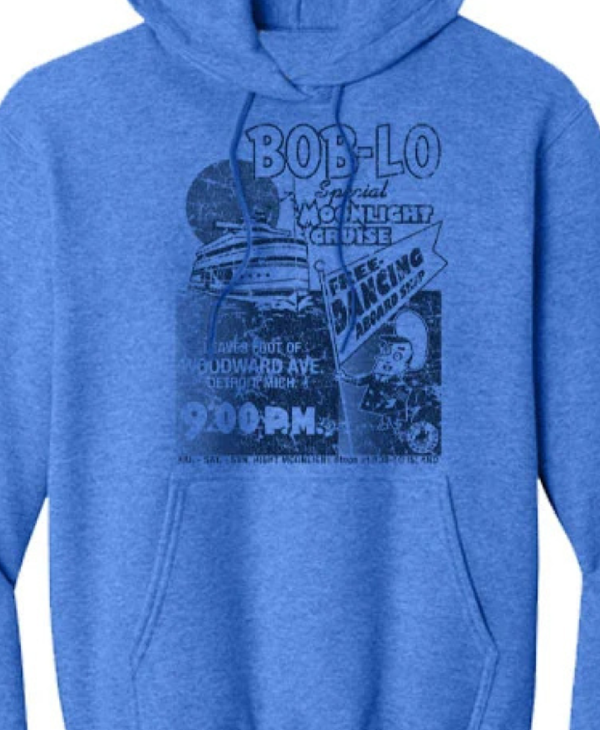 Boblo Poster Heather Royal Hoodie