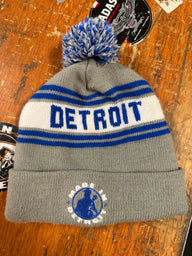 Detroit MID Grey/Blue Beanie