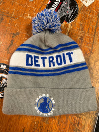 Detroit MID Grey/Blue Beanie
