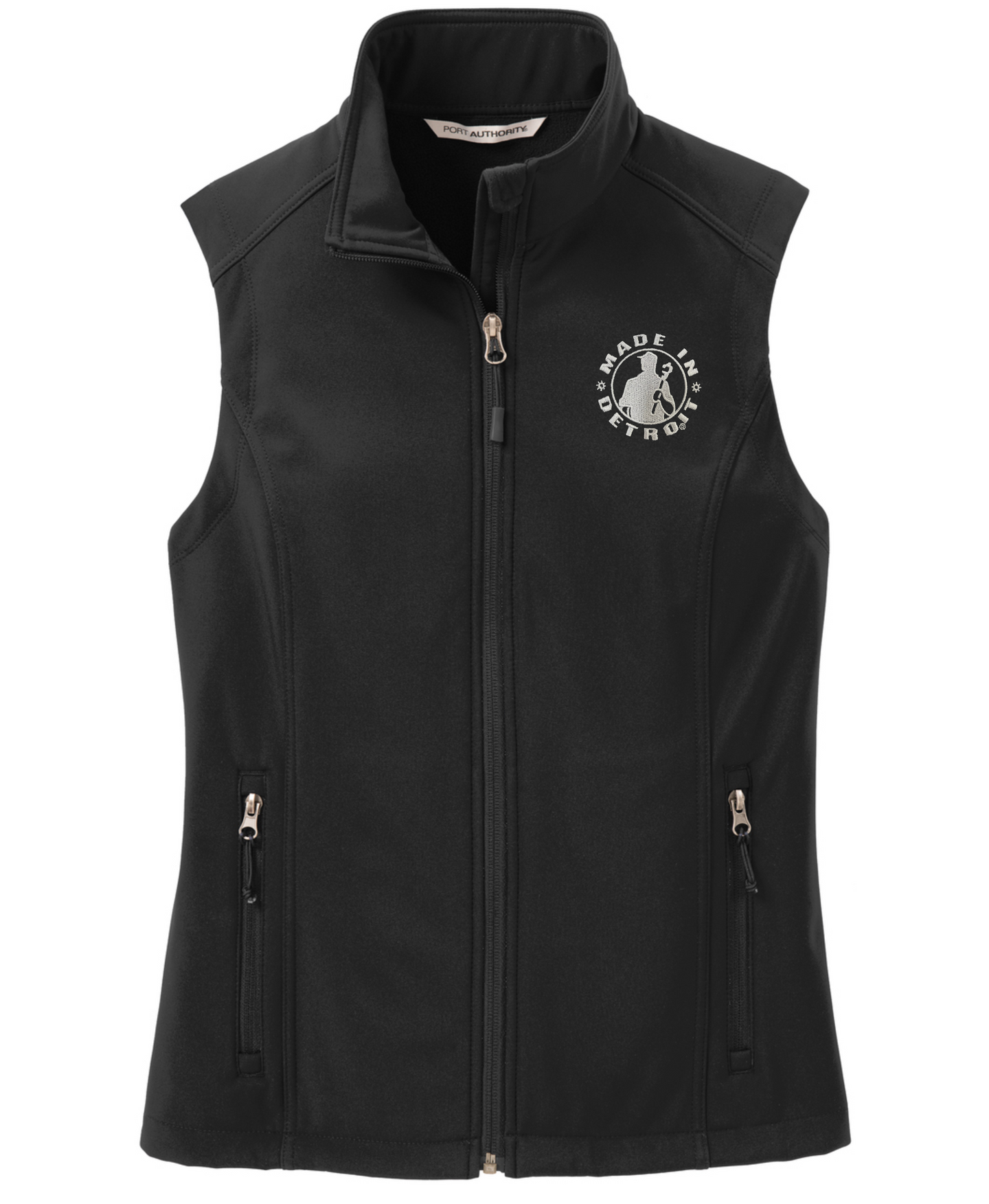 Ladies MID Soft Shell Black Vest