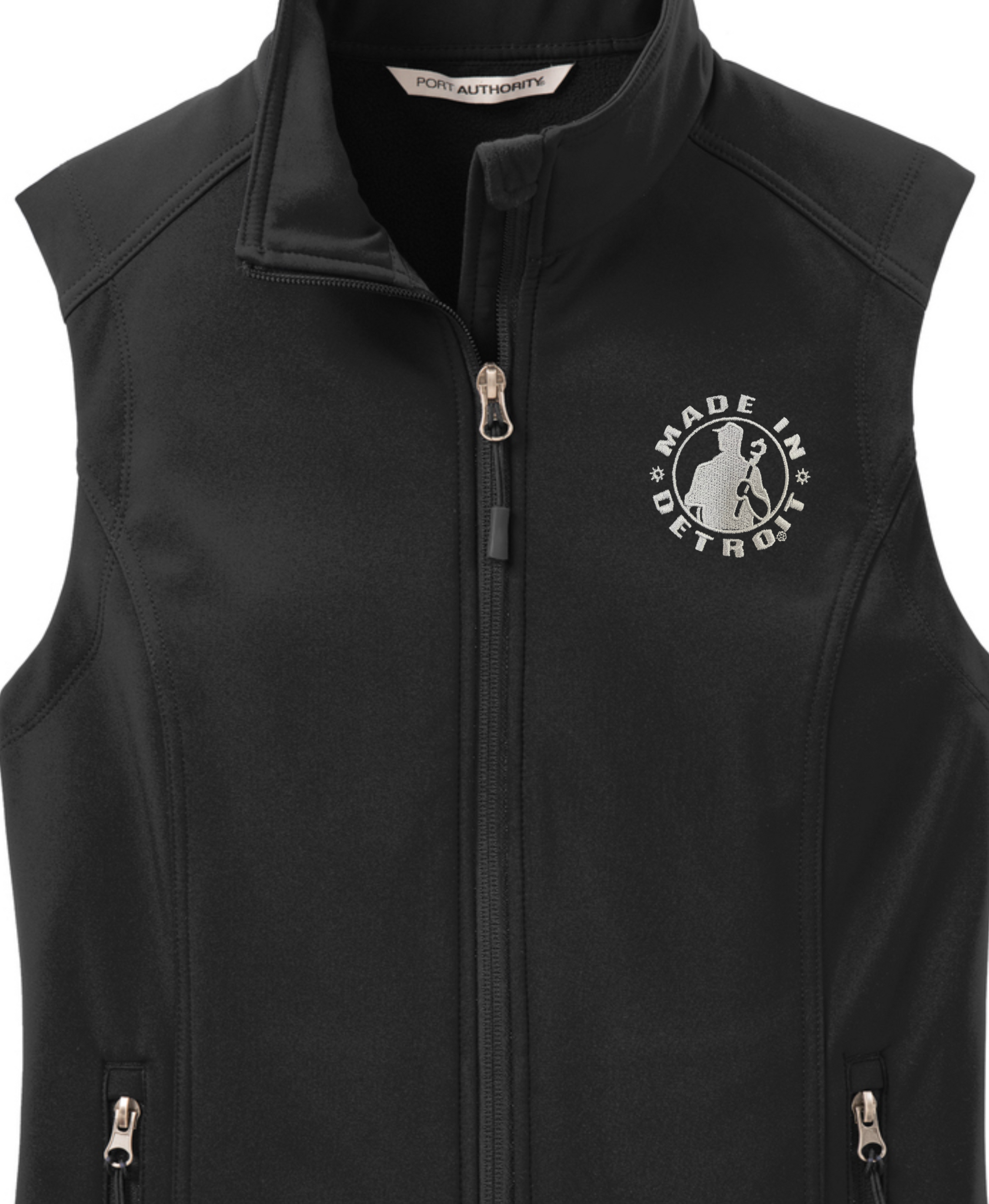 Ladies MID Soft Shell Black Vest