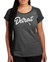 Ladies New Era Detroit Rosie Script Shirt