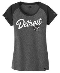 Ladies New Era Detroit Rosie Script Shirt