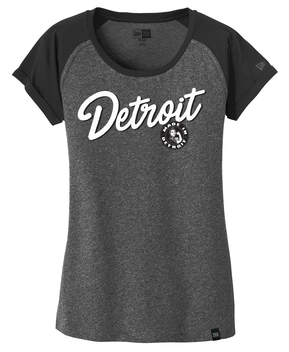 Ladies New Era Detroit Rosie Script Shirt