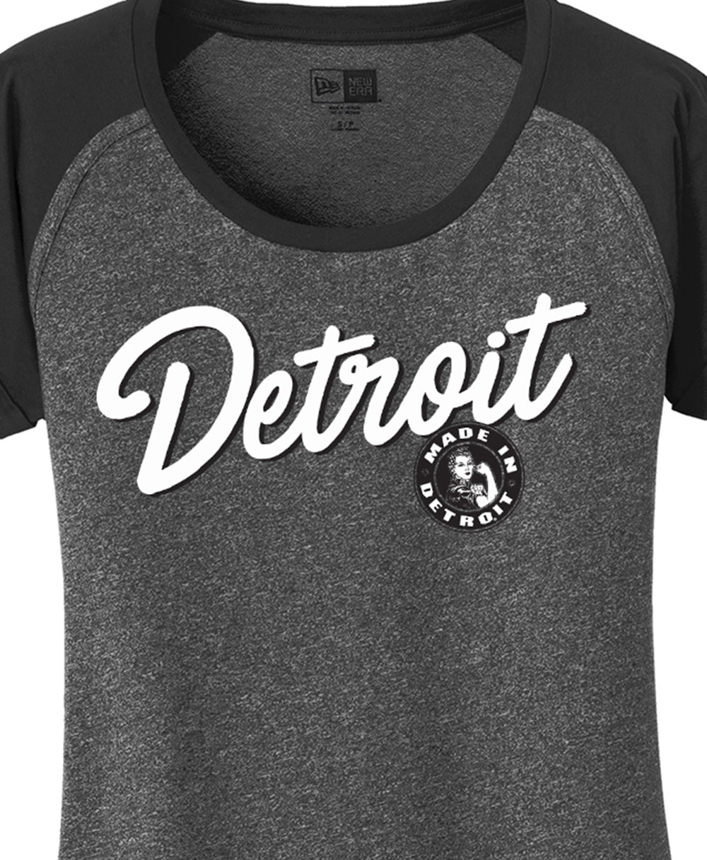 Ladies New Era Detroit Rosie Script Shirt