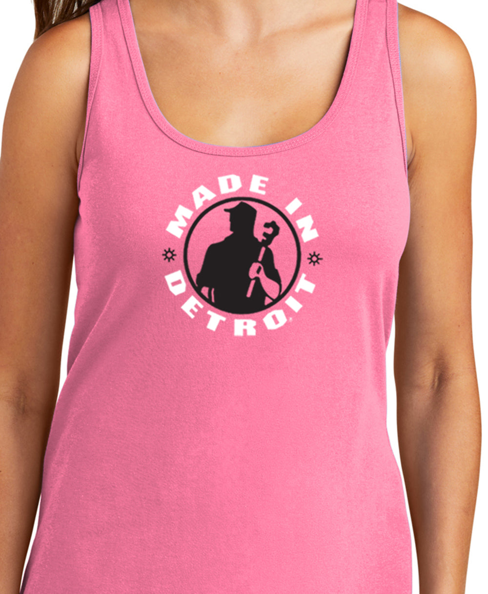 Ladies MID Neon Pink Tank