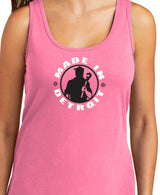 Ladies MID Neon Pink Tank