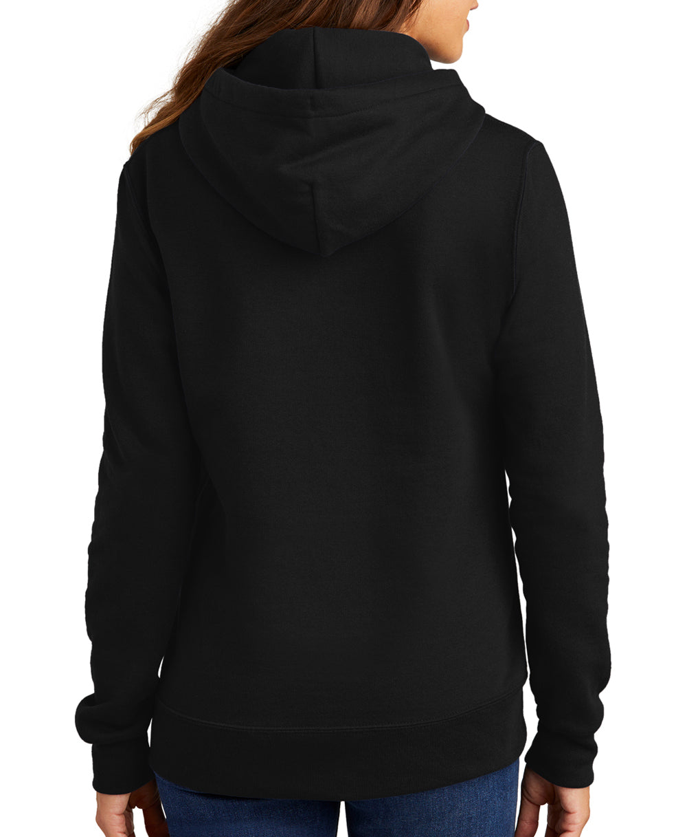 Ladies Badass Mom Black Hoodie