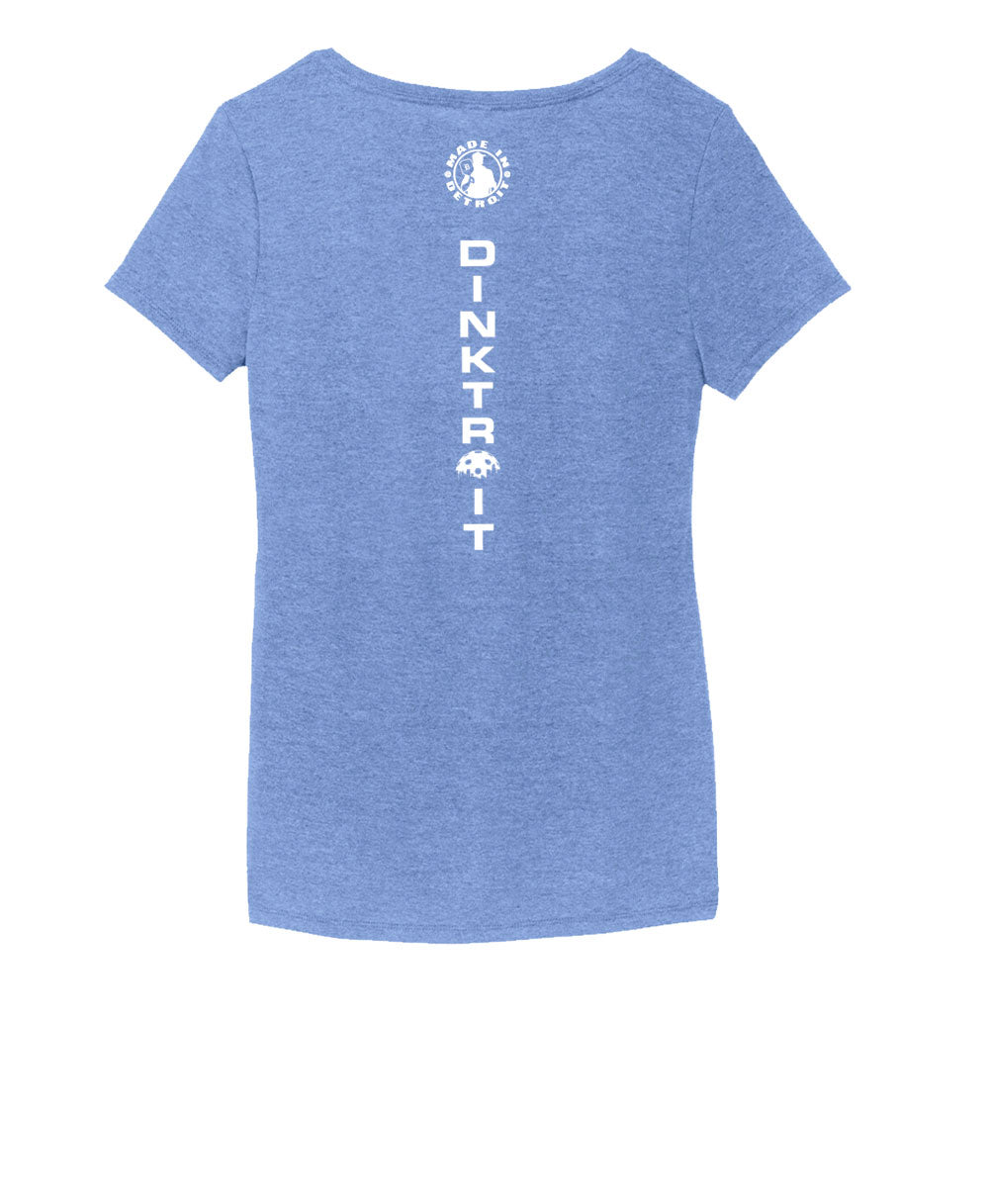 Dinktroit Ladies Maritime Tri-Blend