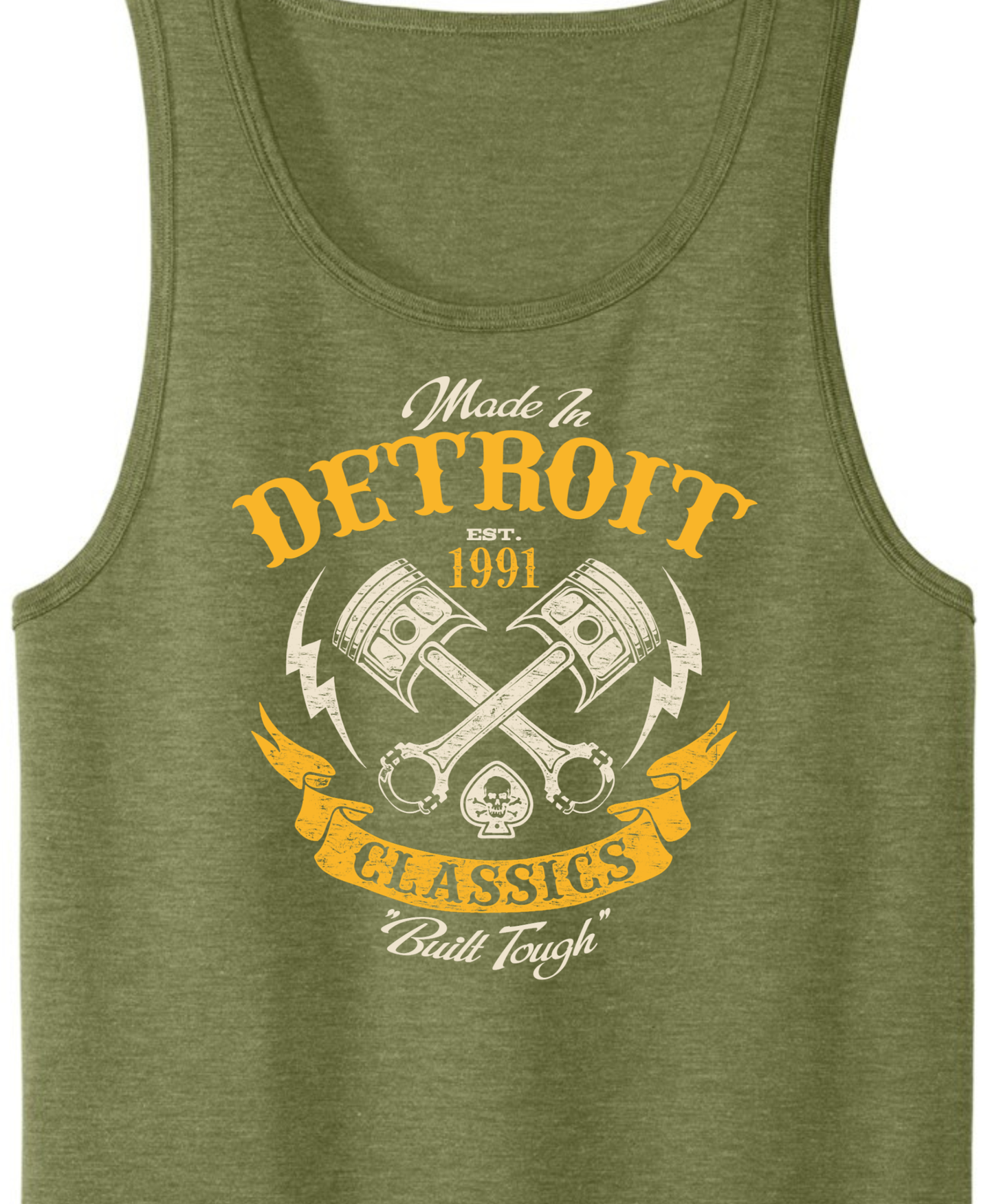 Men's 1991 Gold Built Tough Premium Triblend Tank
