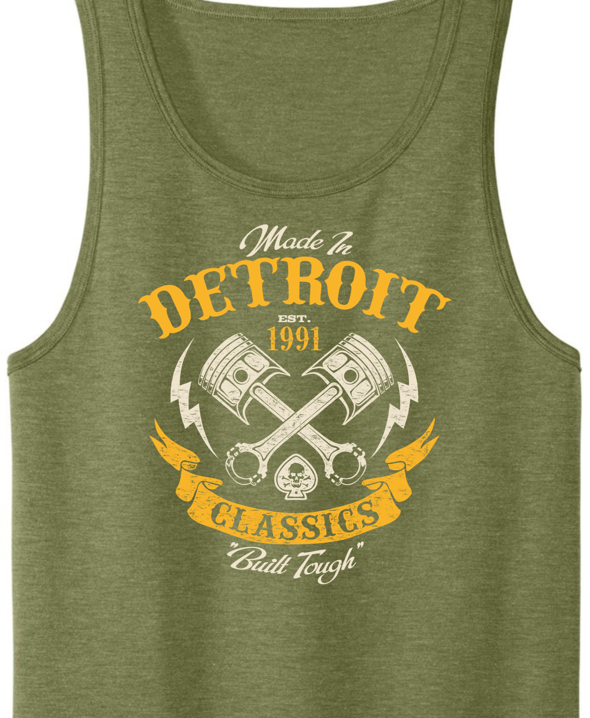 Men's 1991 Gold Built Tough Premium Triblend Tank