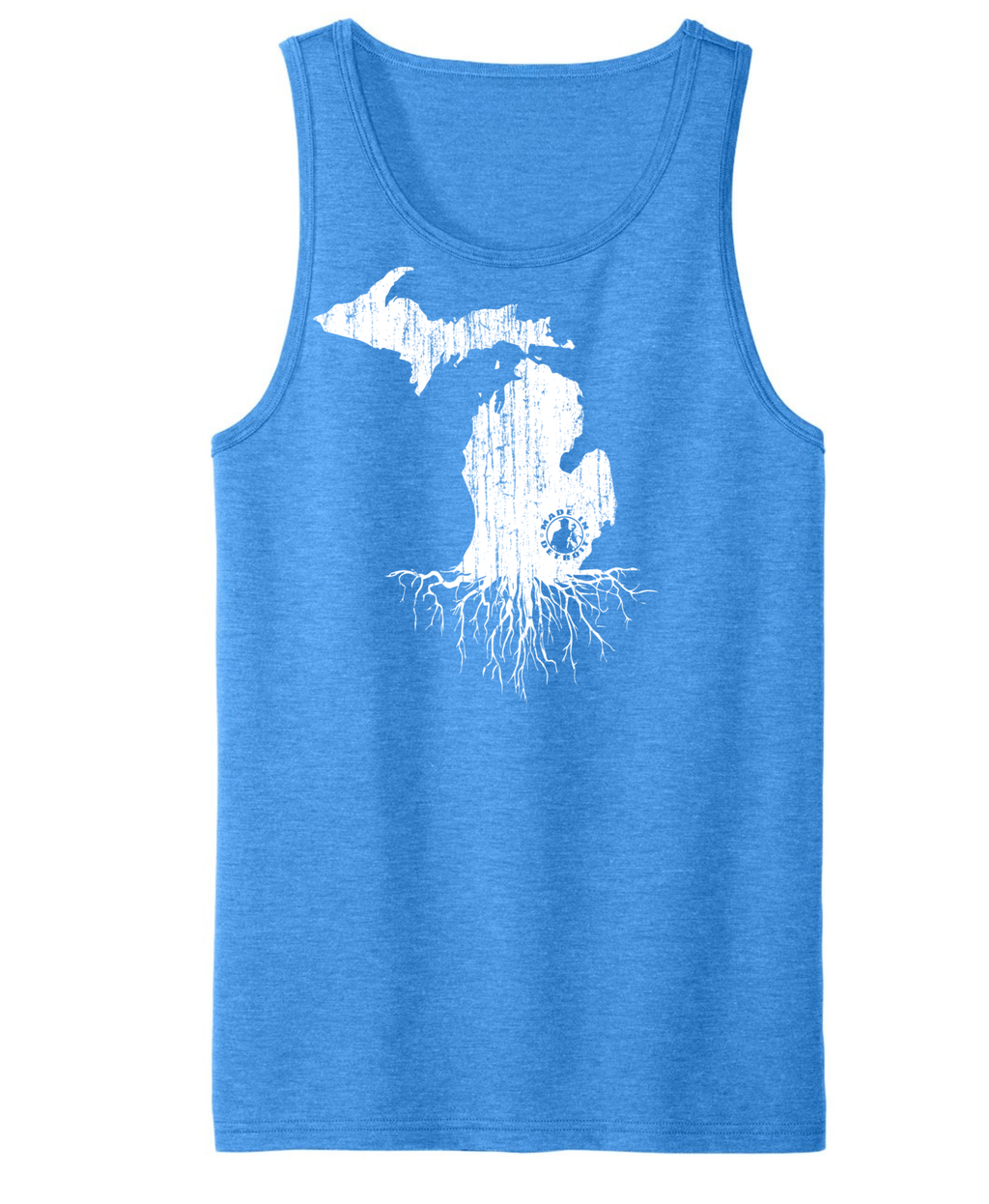 Michan Roots Men's Michigan Roots Premium Triblend Tanks | Made In Detroit