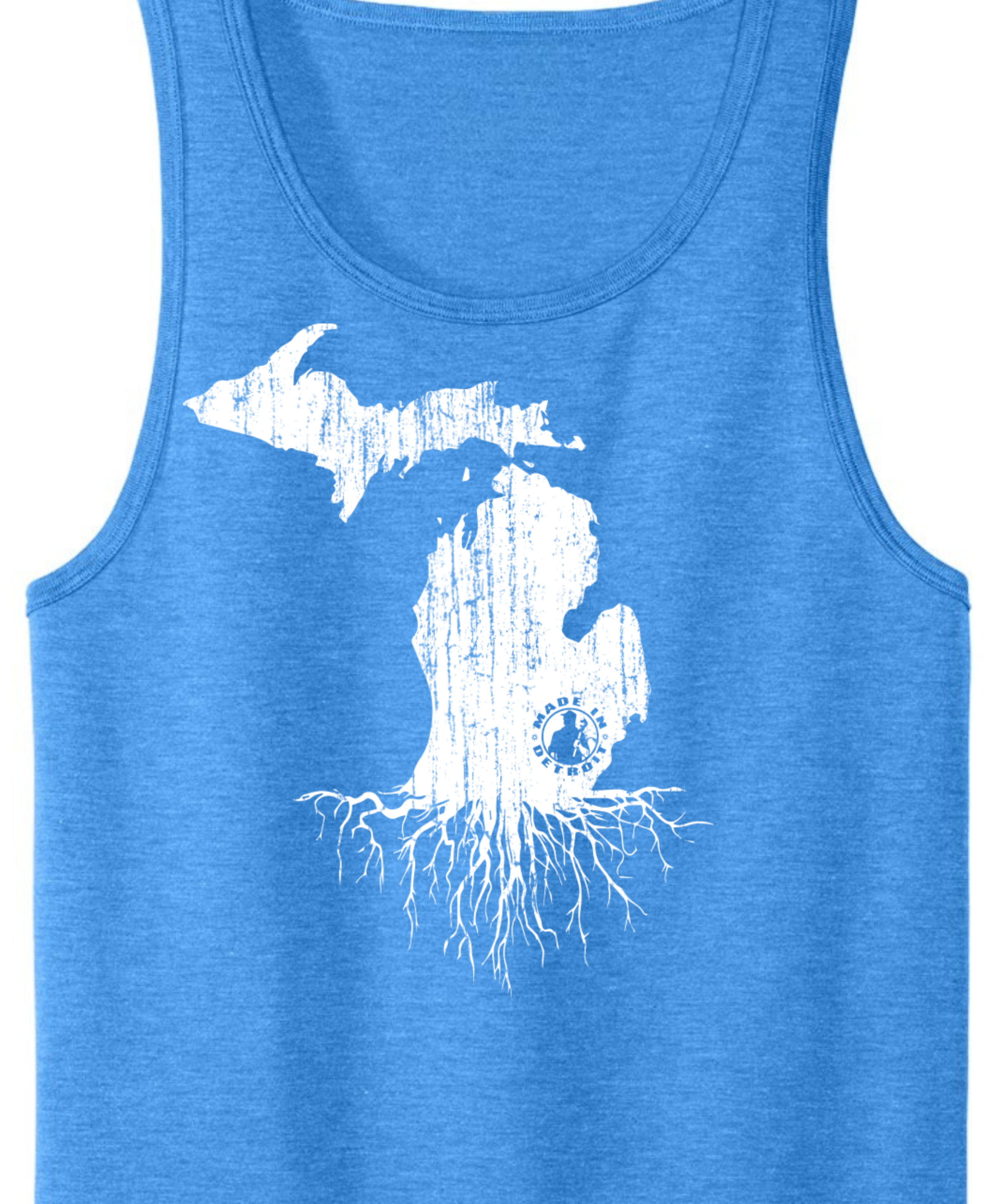 Men's Michigan Roots Premium Triblend Tanks | Made In Detroit