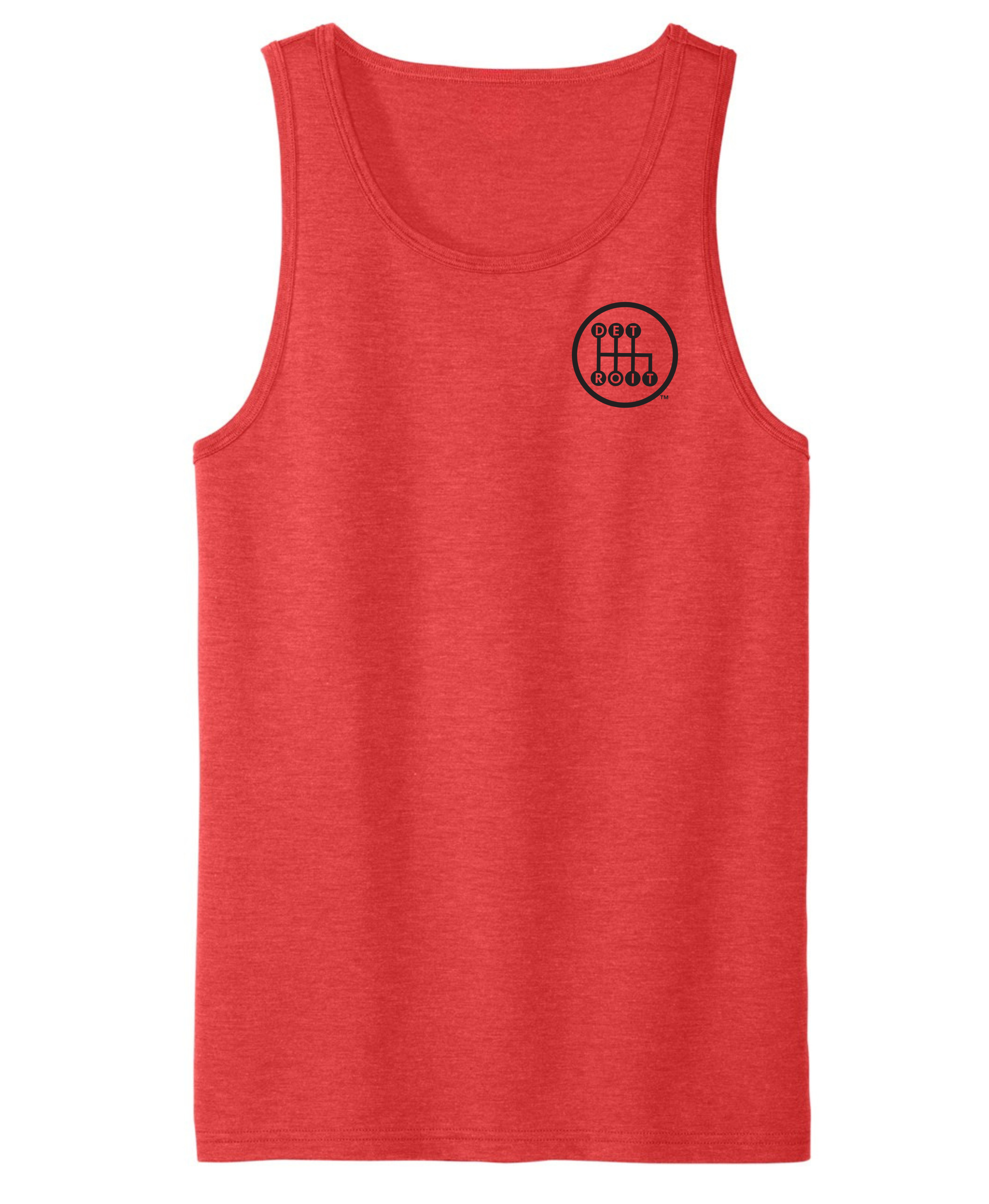 Men's Shifter Premium Triblend Red Tank