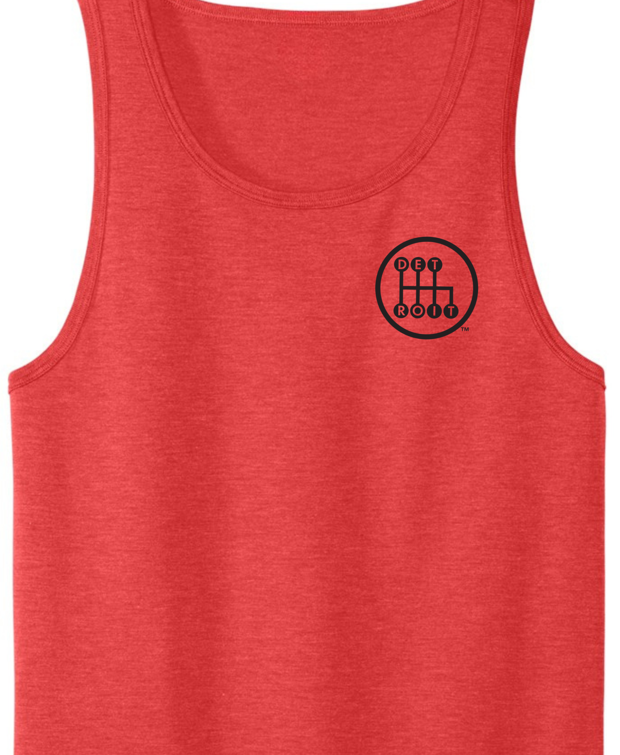 Men's Shifter Premium Triblend Red Tank