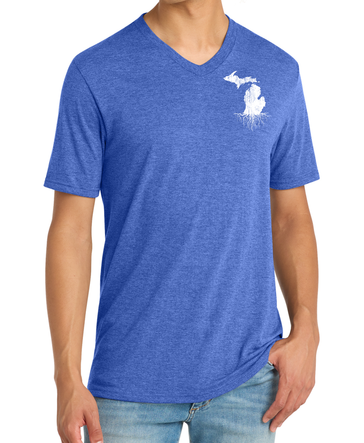 Michigan Roots Premium Triblend V-Necks