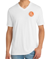 Shifter Premium Triblend White V-Neck