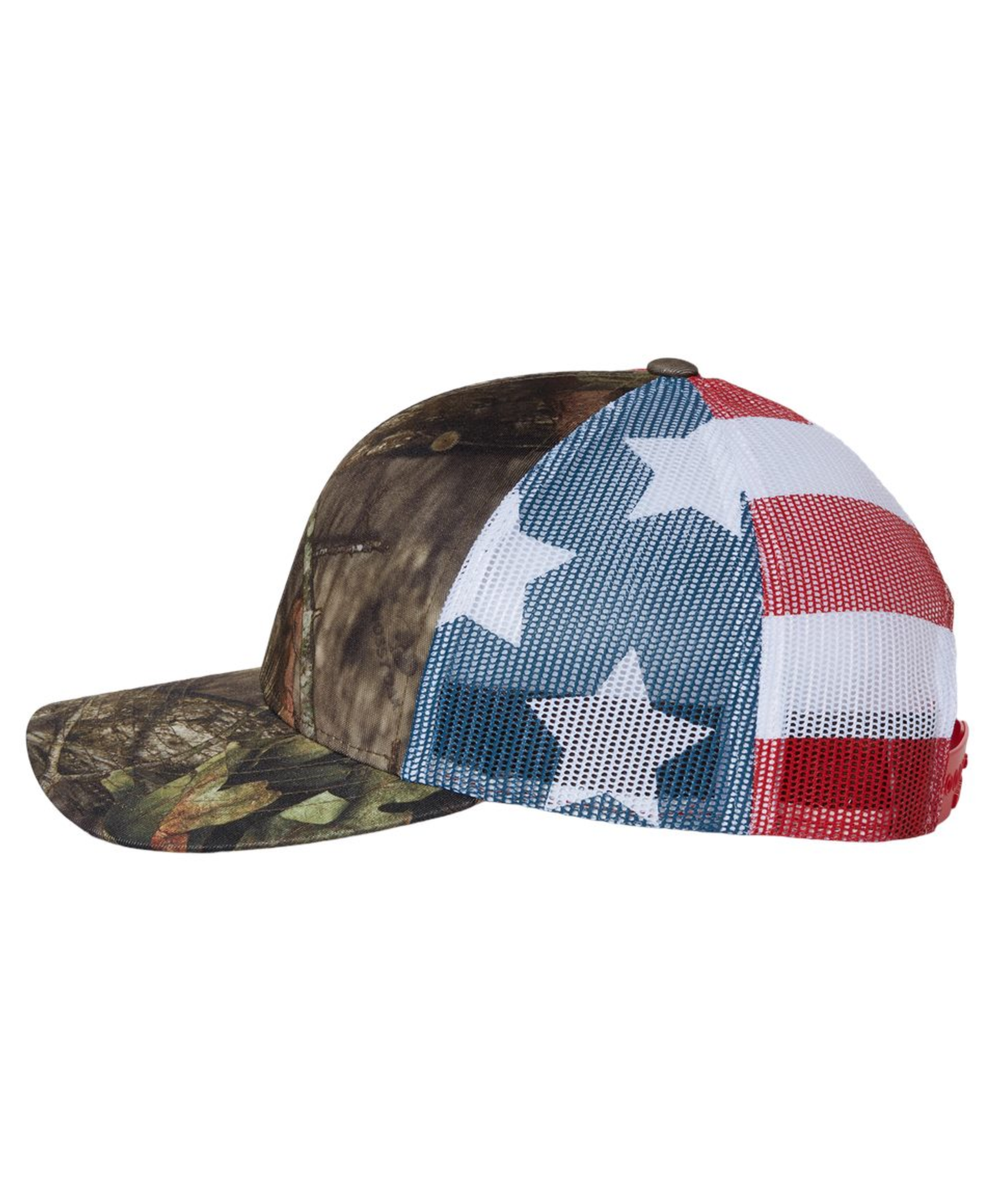 USA 250 Mossy Oak Mesh Trucker Hat