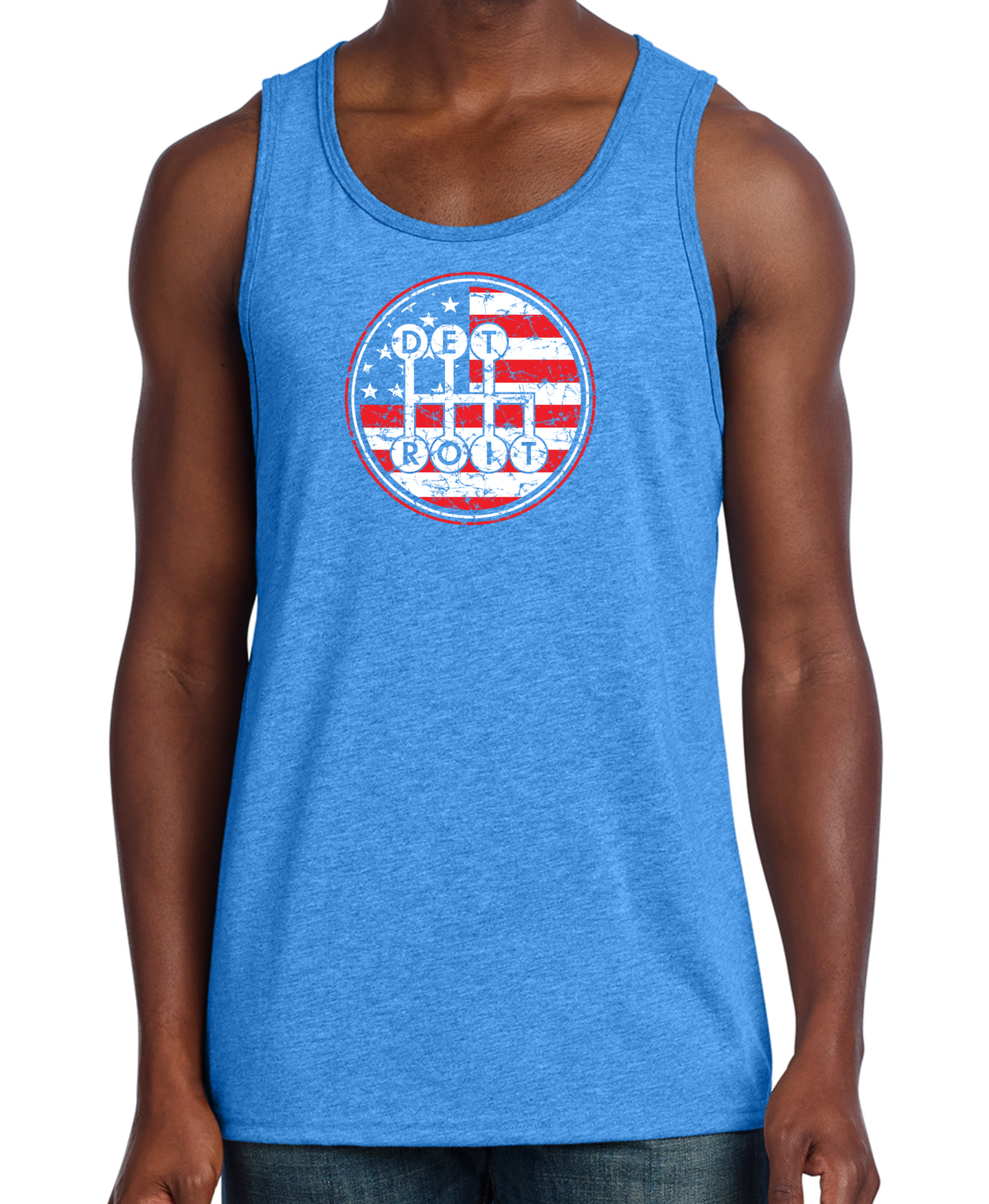 Men's Shifter Stars Premium Triblend Tank