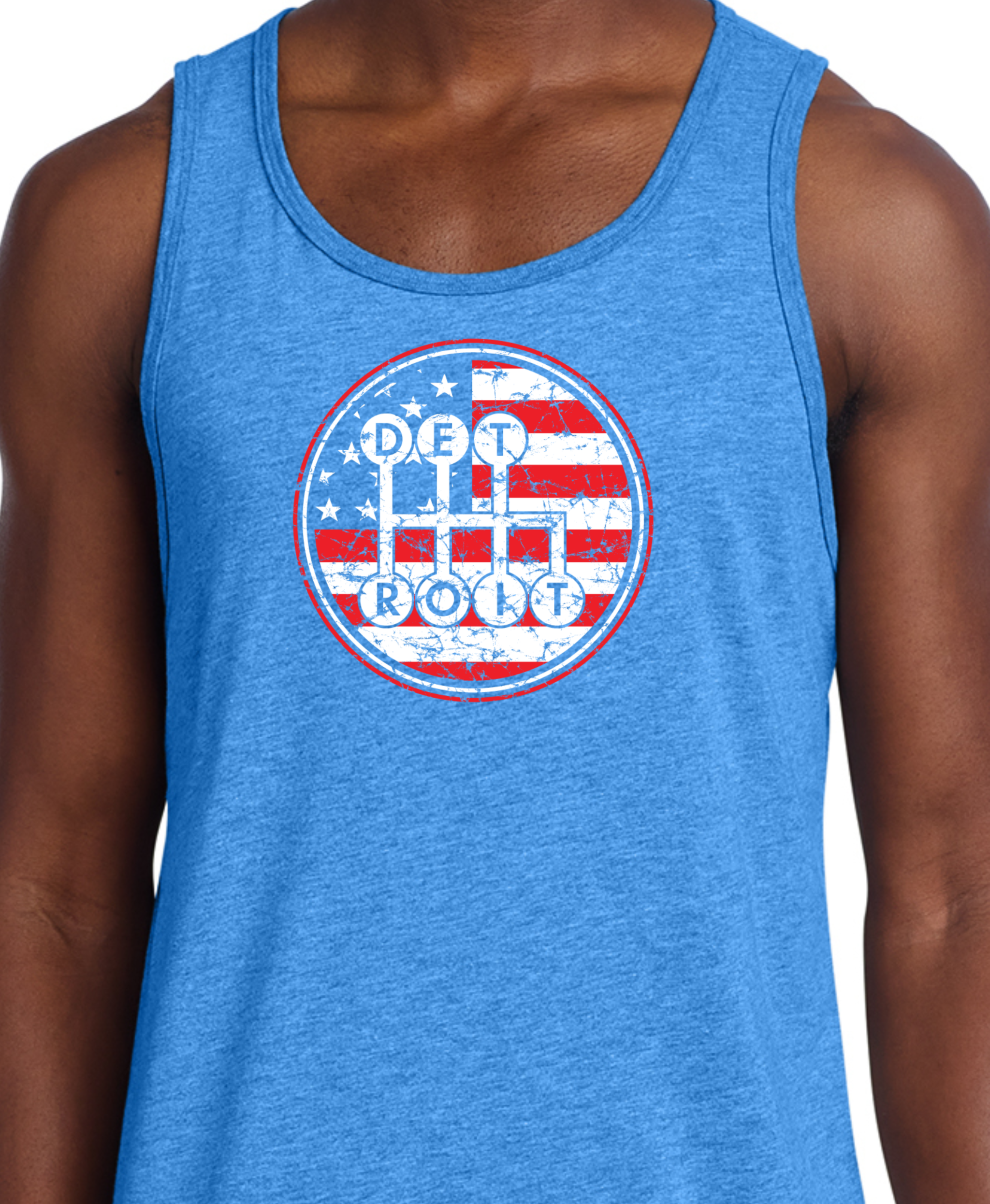 Men's Shifter Stars Premium Triblend Tank