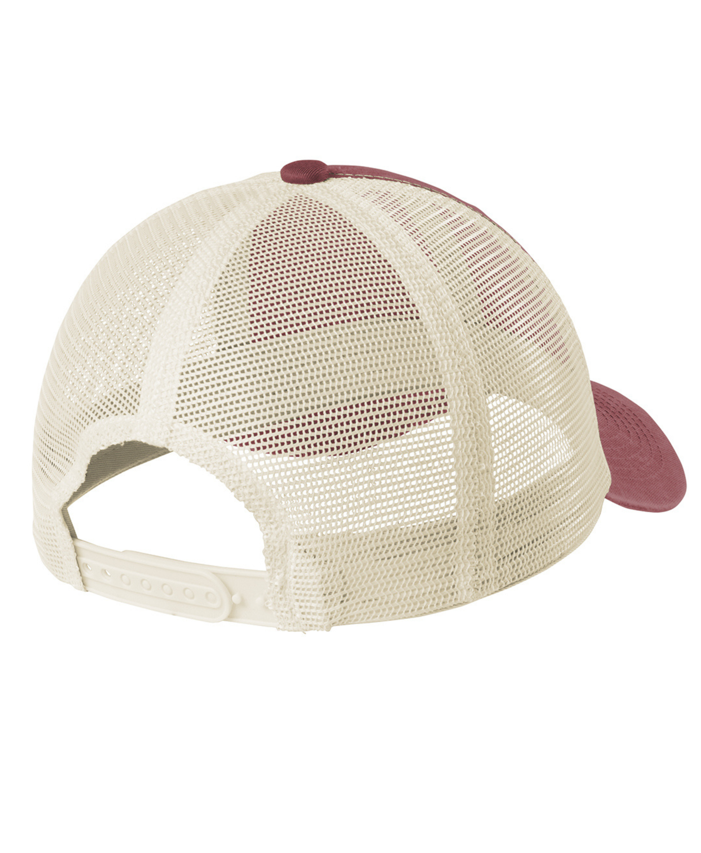 MID Red Beach Wash Mesh Snapback Cap