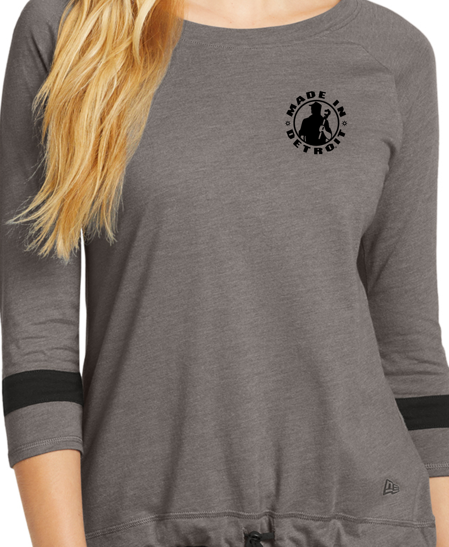 Ladies New Era Premium Triblend 3/4 Sleeve