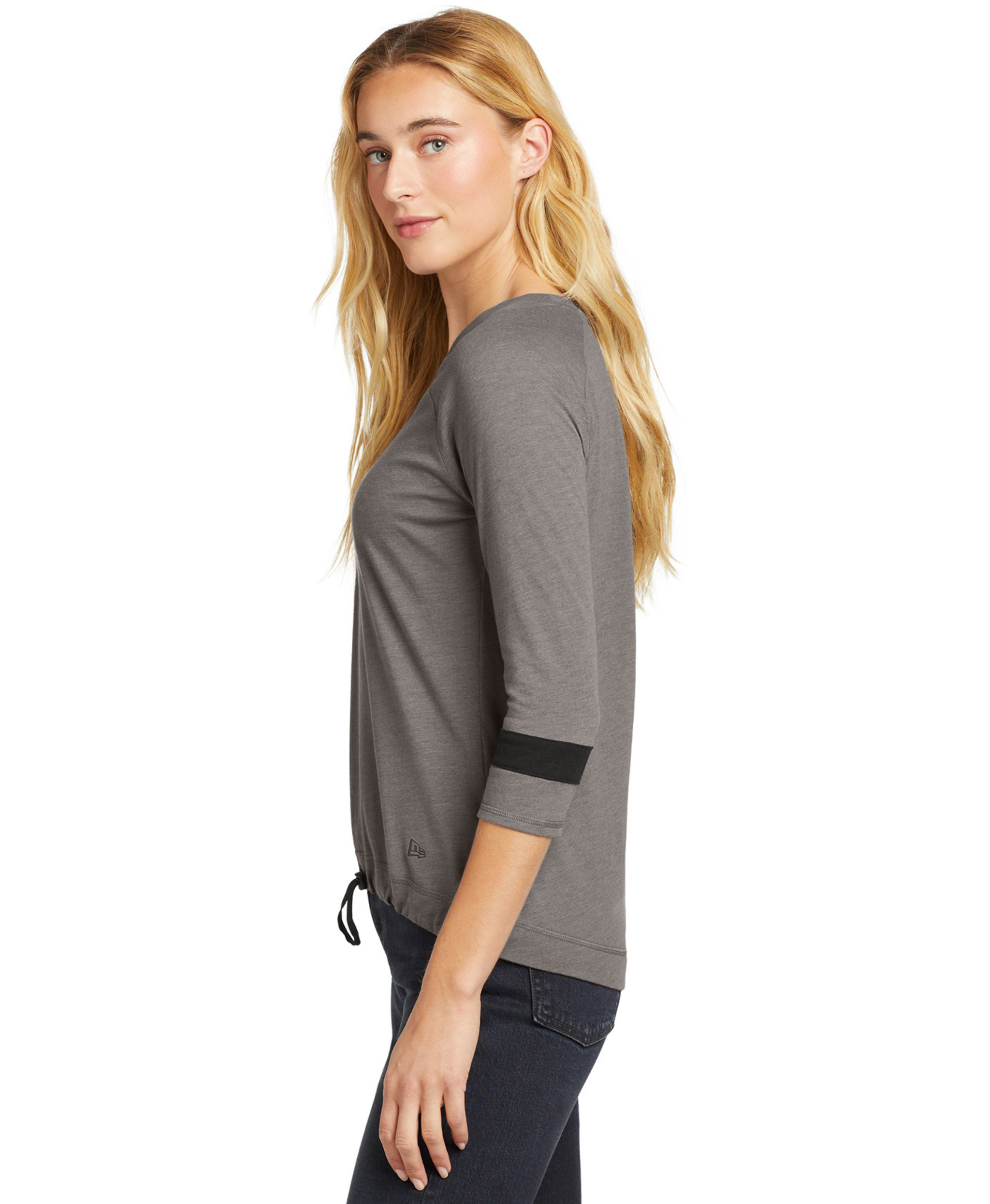 Ladies New Era Premium Triblend 3/4 Sleeve