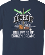 Boulevard of Broken Dreams Front Navy Shirt