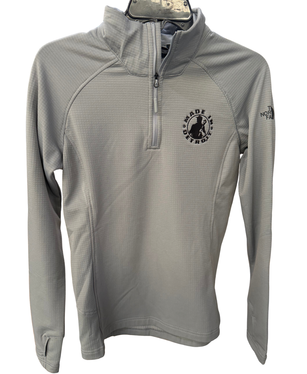Ladies NF MID Grey Q-Zip - SMALL