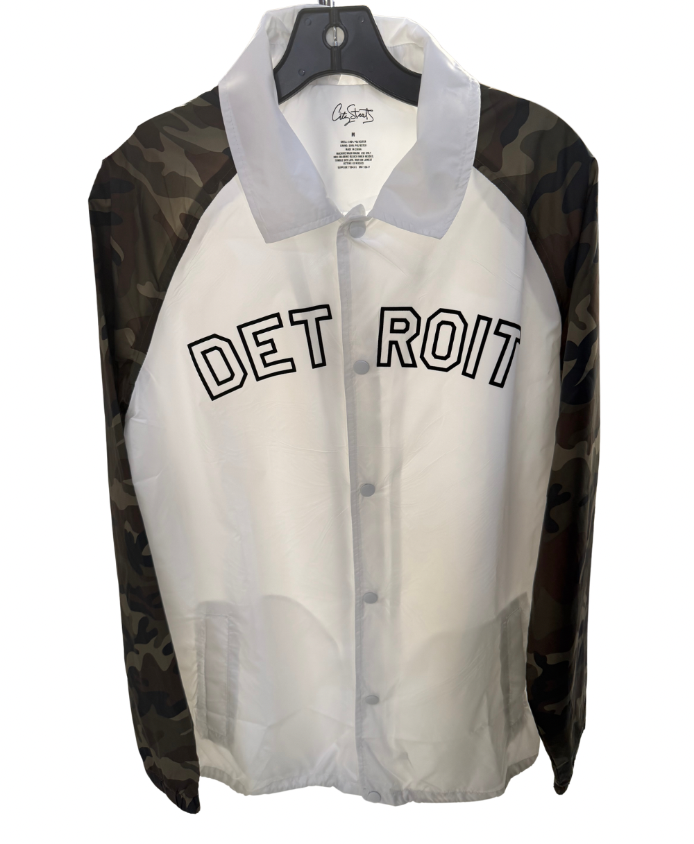 Detroit Camo Windbreaker - MEDIUM