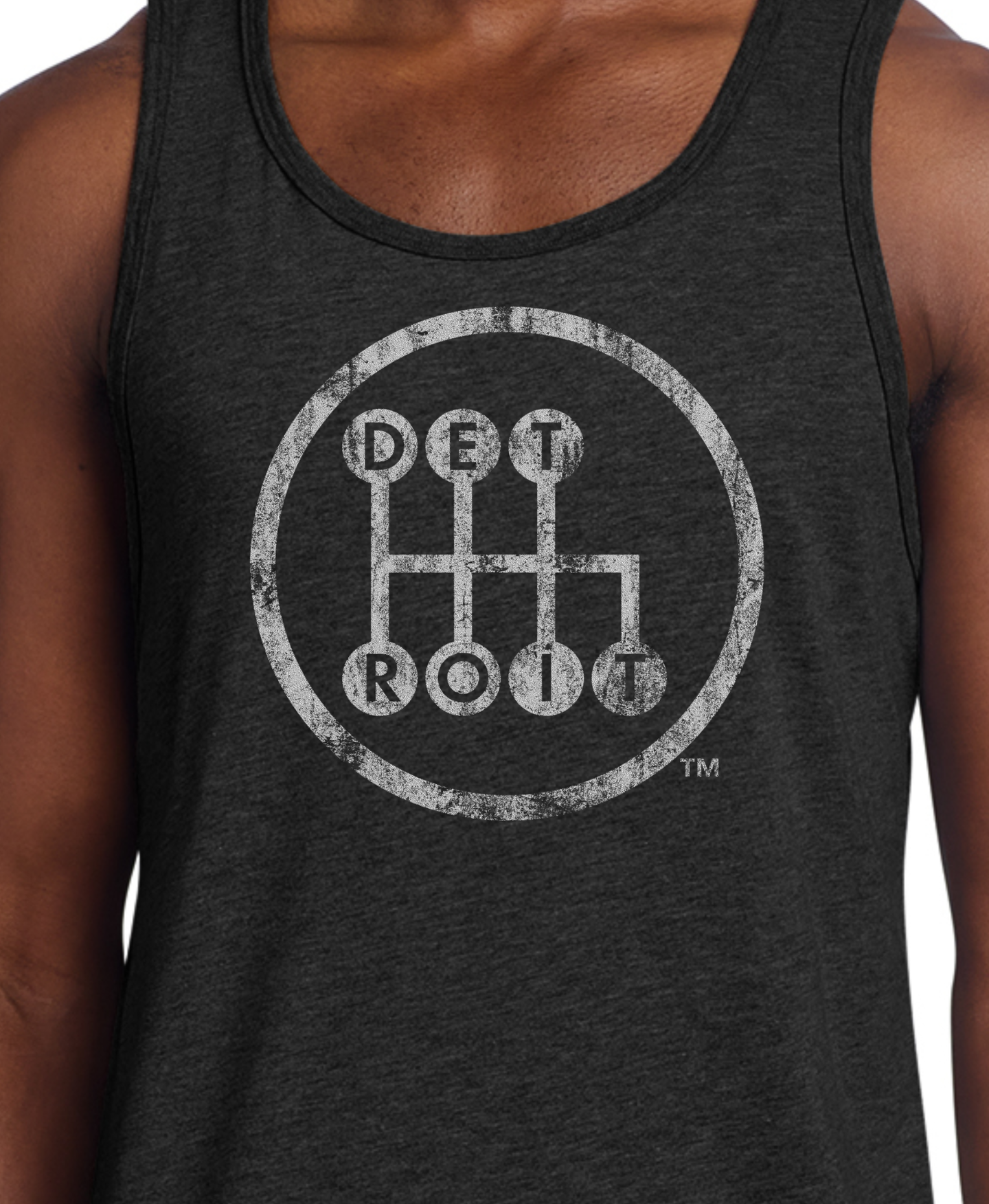 Men's Shifter Premium Triblend Black Tank