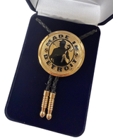 MID Gold Plated Bronze Bolo Tie