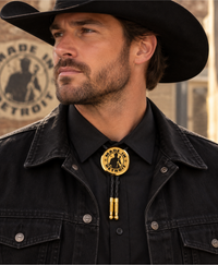 MID Gold Plated Bronze Bolo Tie