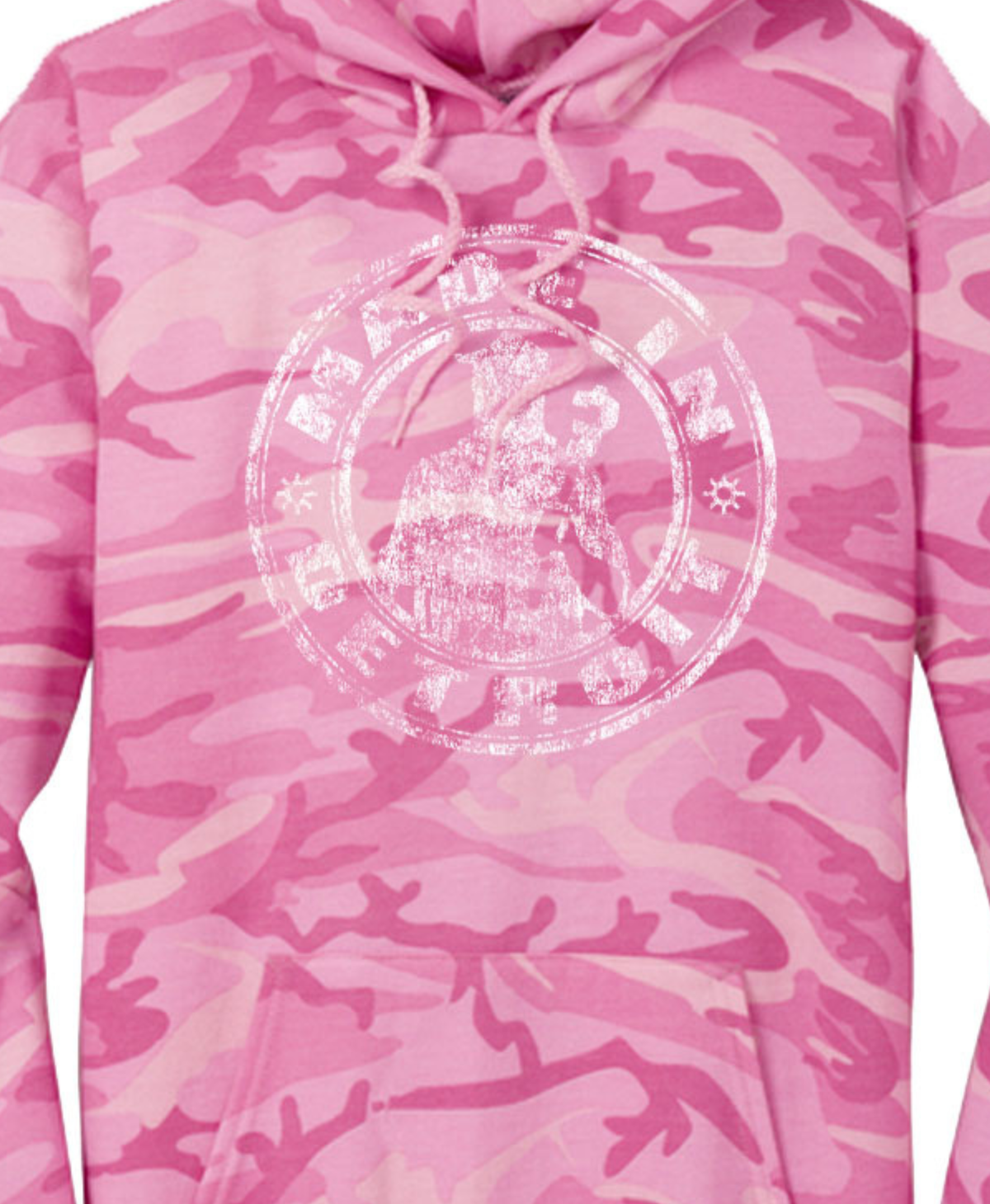 MID Pink Camo Hoodie
