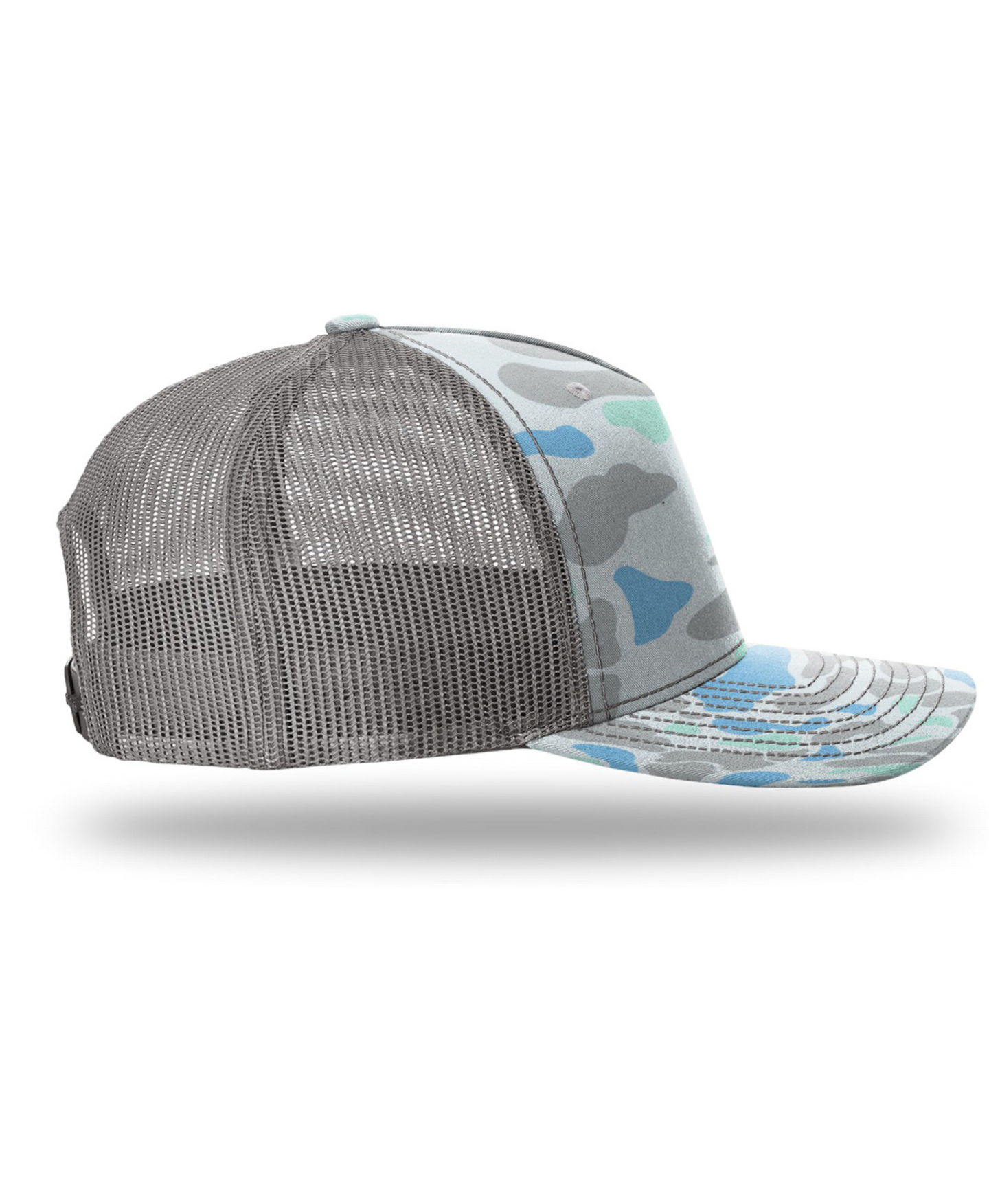 MID Saltwater Duck Camo 5 Panel Trucker Snapback